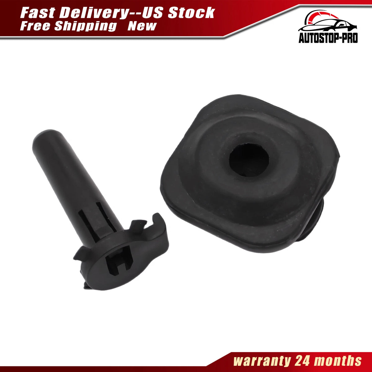 Radiator Upper Bolt Stud & Insulator Mount for A4 A6 A8 Q3 Q5 (2008–2018) - 8K0121275A, WHT001506