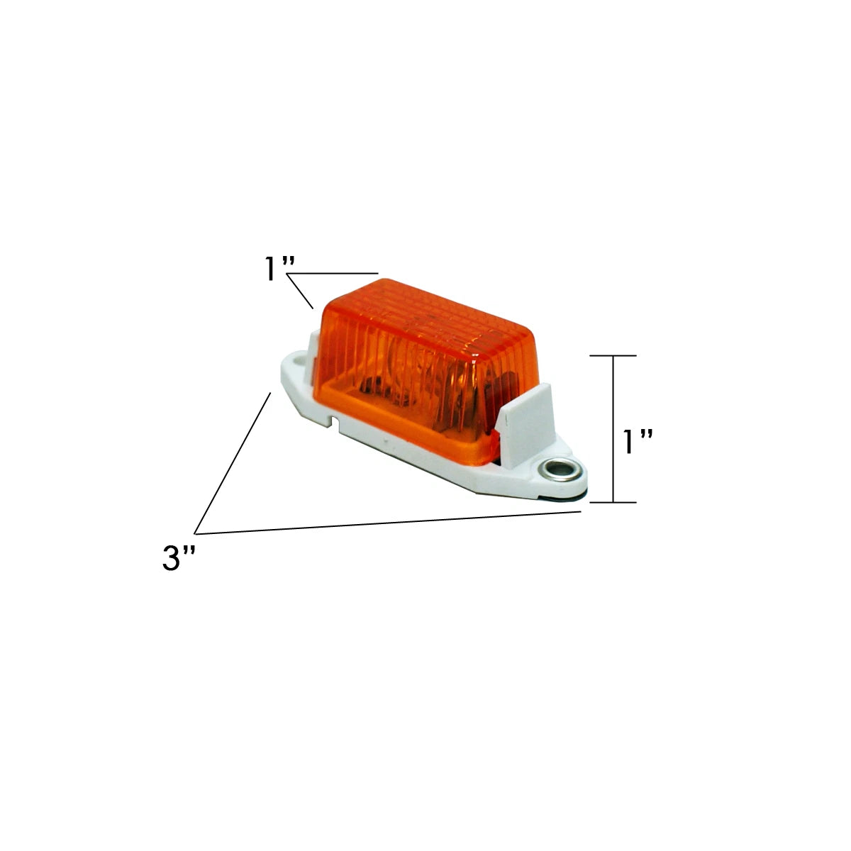Set of 5 Red Side Marker Lights for Trailer Truck (1245R)