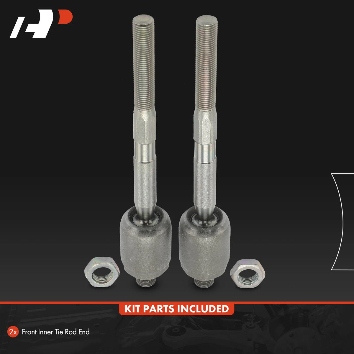 2X Front Inner Tie Rod End for Mercedes-Benz W210 E320 E430 (1998–2003) EV80969, TA2622, 2103381115, MEV80969