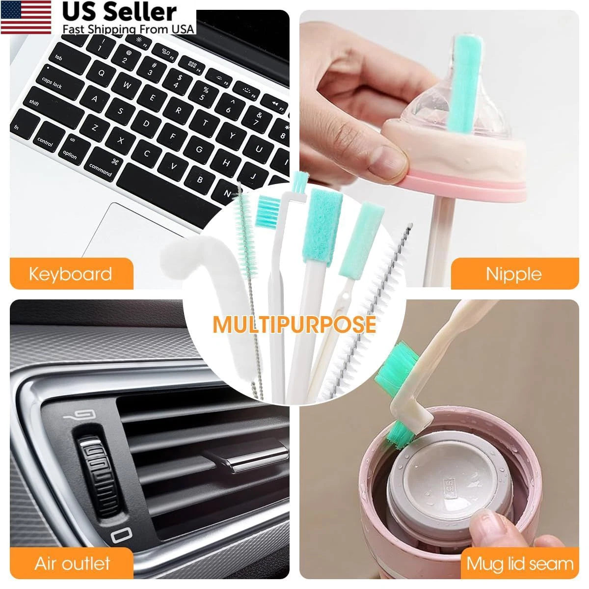 10 Pcs Ice Machine Cleaner Brush Set for AIEVE