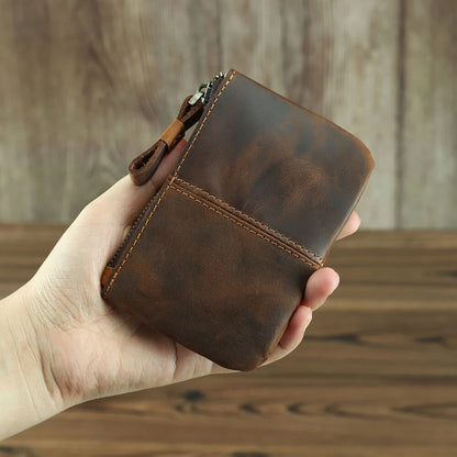 Leather Coin Purse Wallet for
