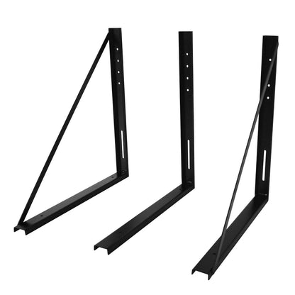 Set of 3 Underbody Tool Box Mounting Brackets for Trailer Truck Bed