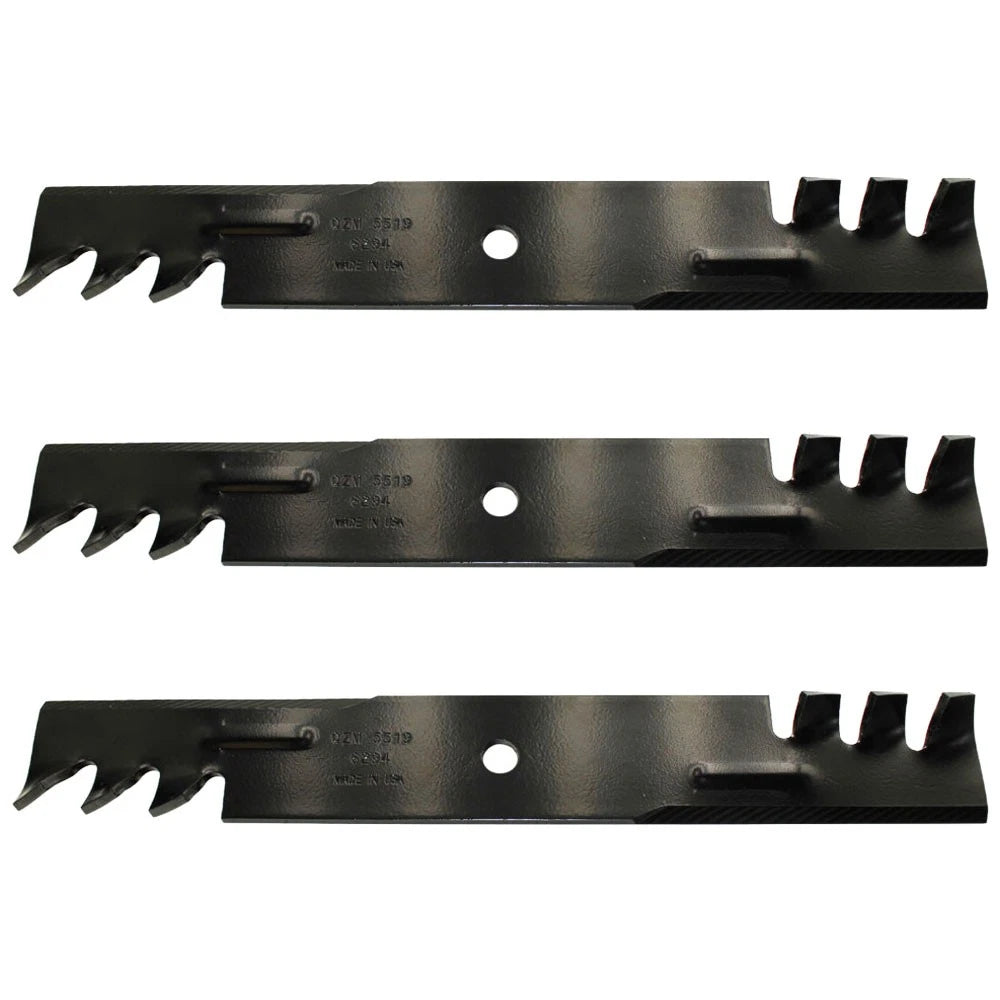 3 Mulch Blades for Simplicity Zero Turn Mower Citation Deck 52''