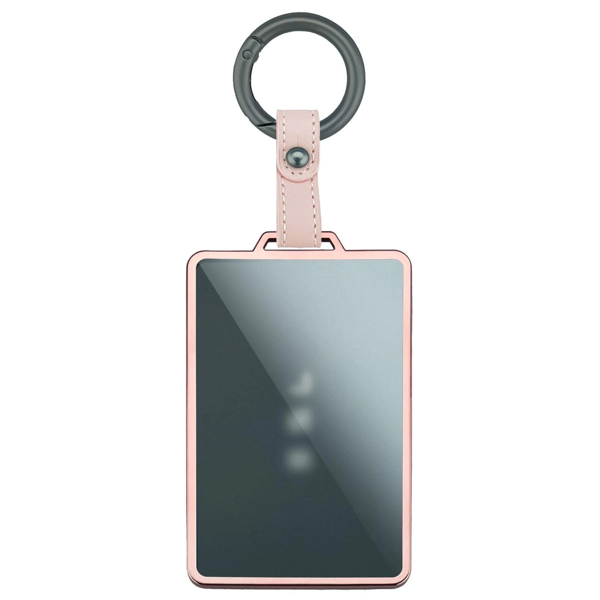 Transparent Card Holder for Tesla Model Y/3/S/X (2020–2023) Soft Pink Case