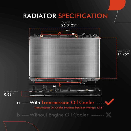 2X Radiator & Cooling Fan w/ Shroud Kit for Acura ILX (2013–2015) 19030RSJE01, 38611R1AA01, 38611R1AA02, 3861550WH01