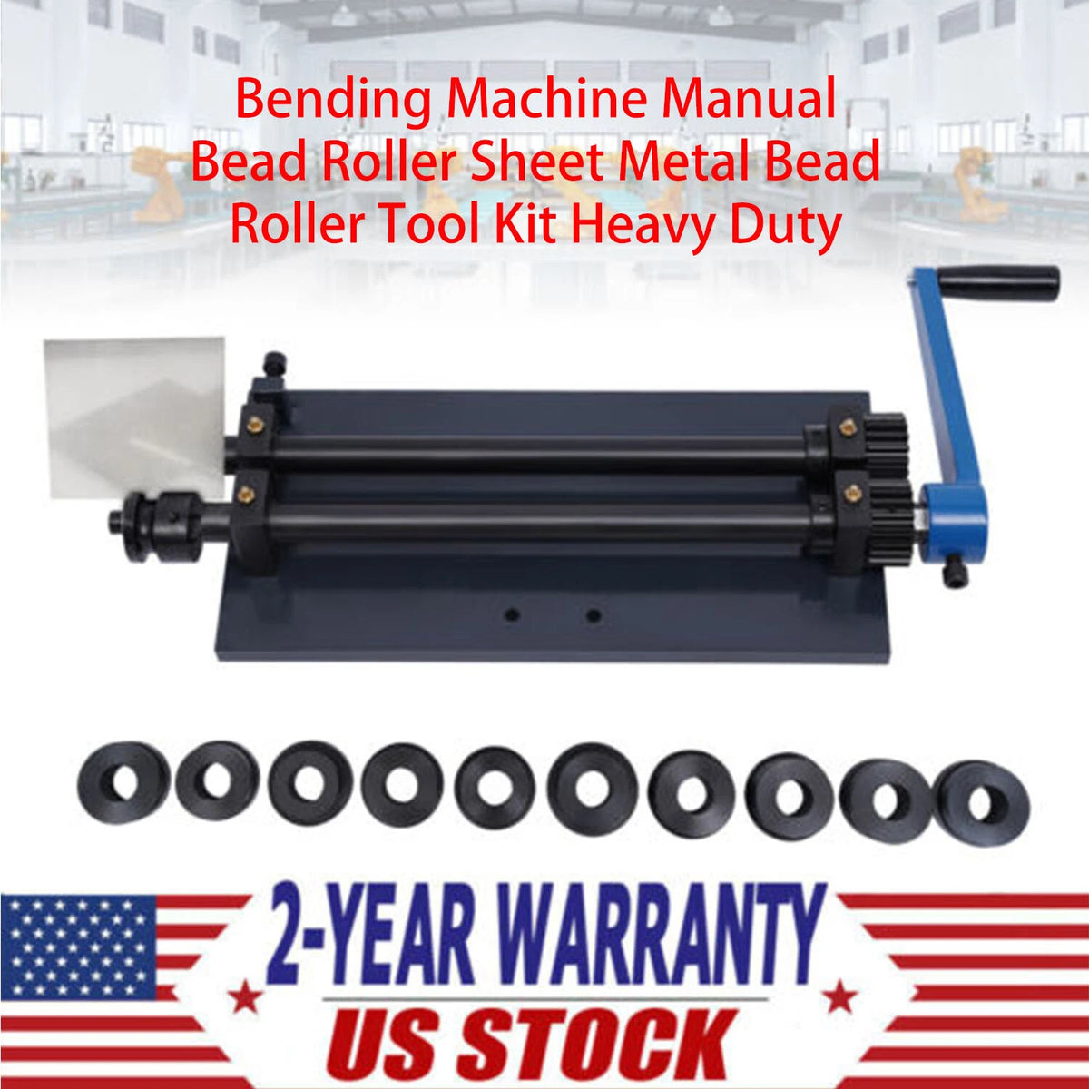 Bead Roller Tool Kit for Sheet Metal (Heavy Duty)