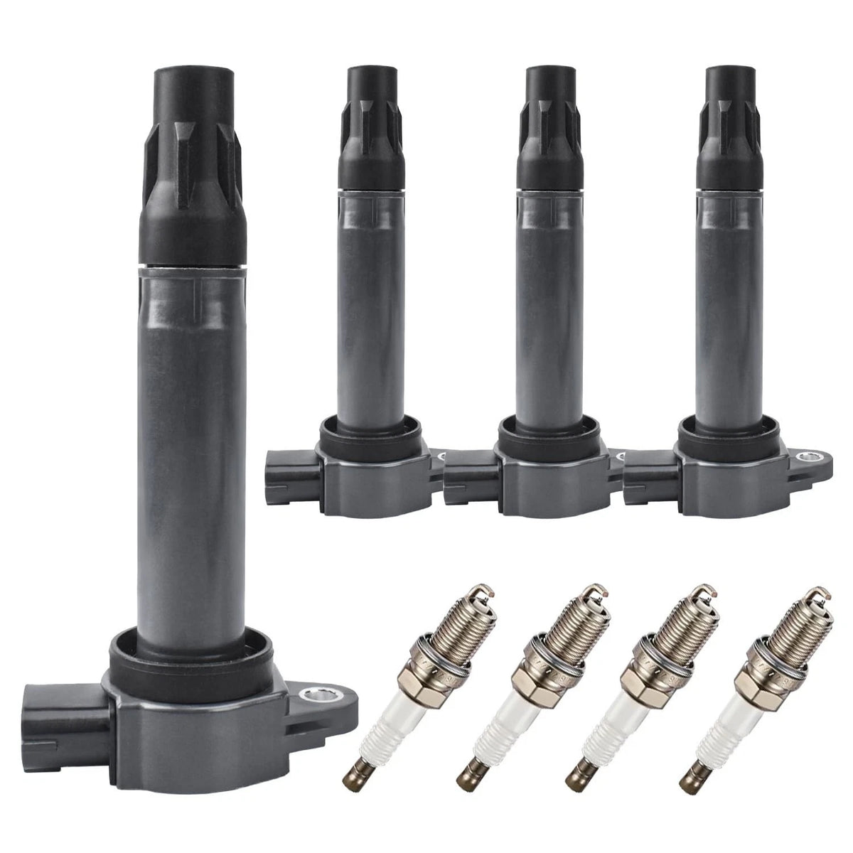 Ignition Coil Pack & Iridium Spark Plugs Set for Mitsubishi 2.4L L4