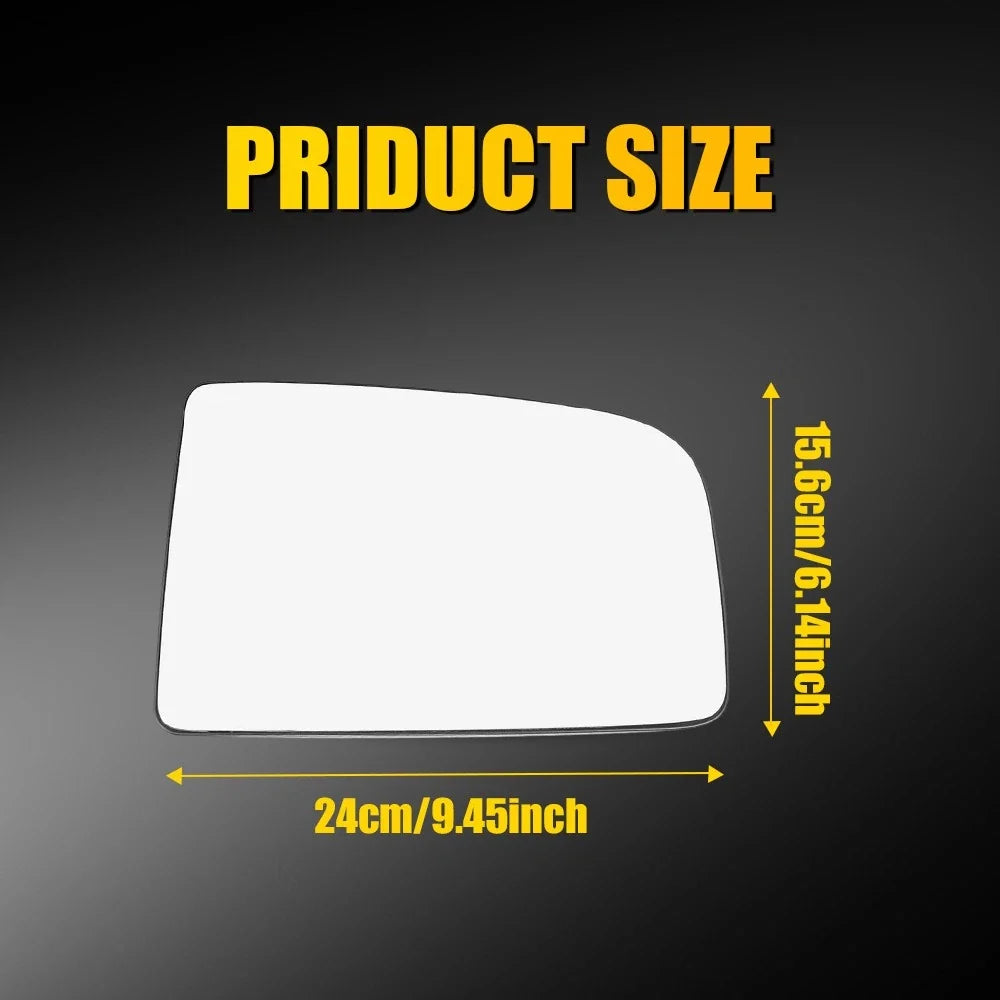 Left Mirror Glass for 2500 3500 Sprinter (2010–2018) Mercedes