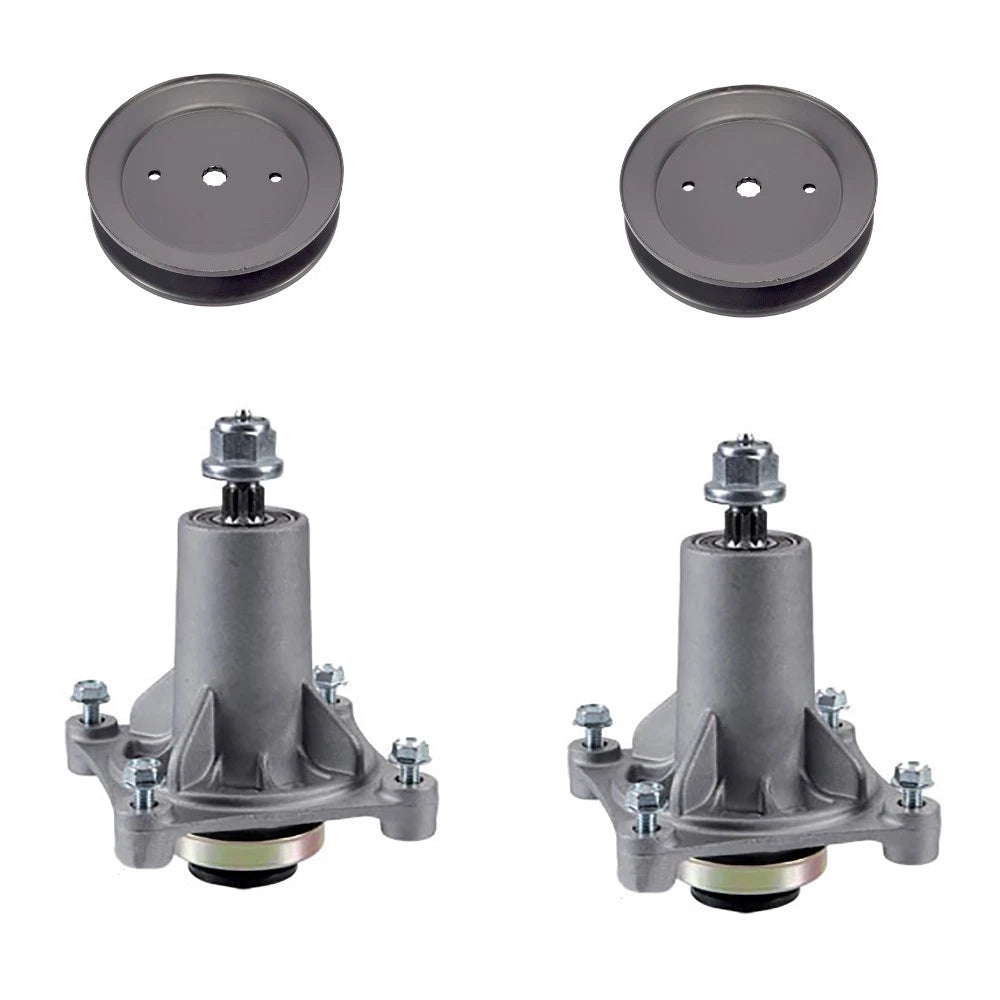 2 Spindle Assembly w/Pulley 187292 for Husqvarna 42" 48" Deck