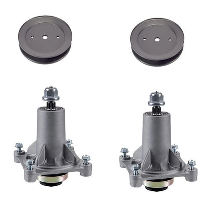 2 Spindle Assembly w/Pulley 187292 for Husqvarna 42" 48" Deck