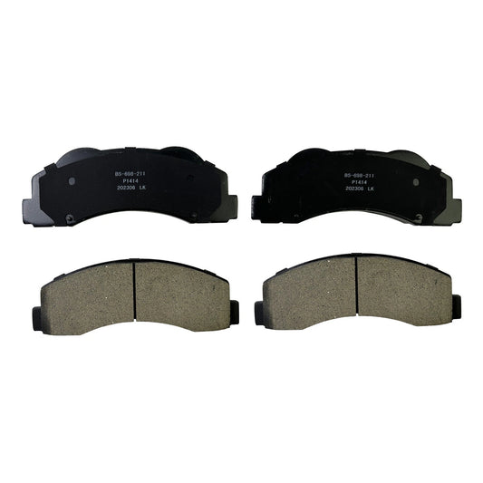 Set of 4 Brake Pads for Ford F-150 (2015–2019) P-1414, P-1790, 1414, 1790