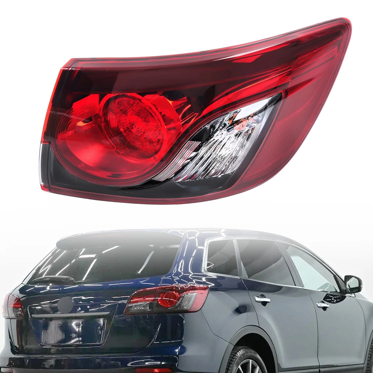 Tail Light Assembly for Mazda CX-9 (2013–2015) BCK6226K, TK2151150A, MA2805112