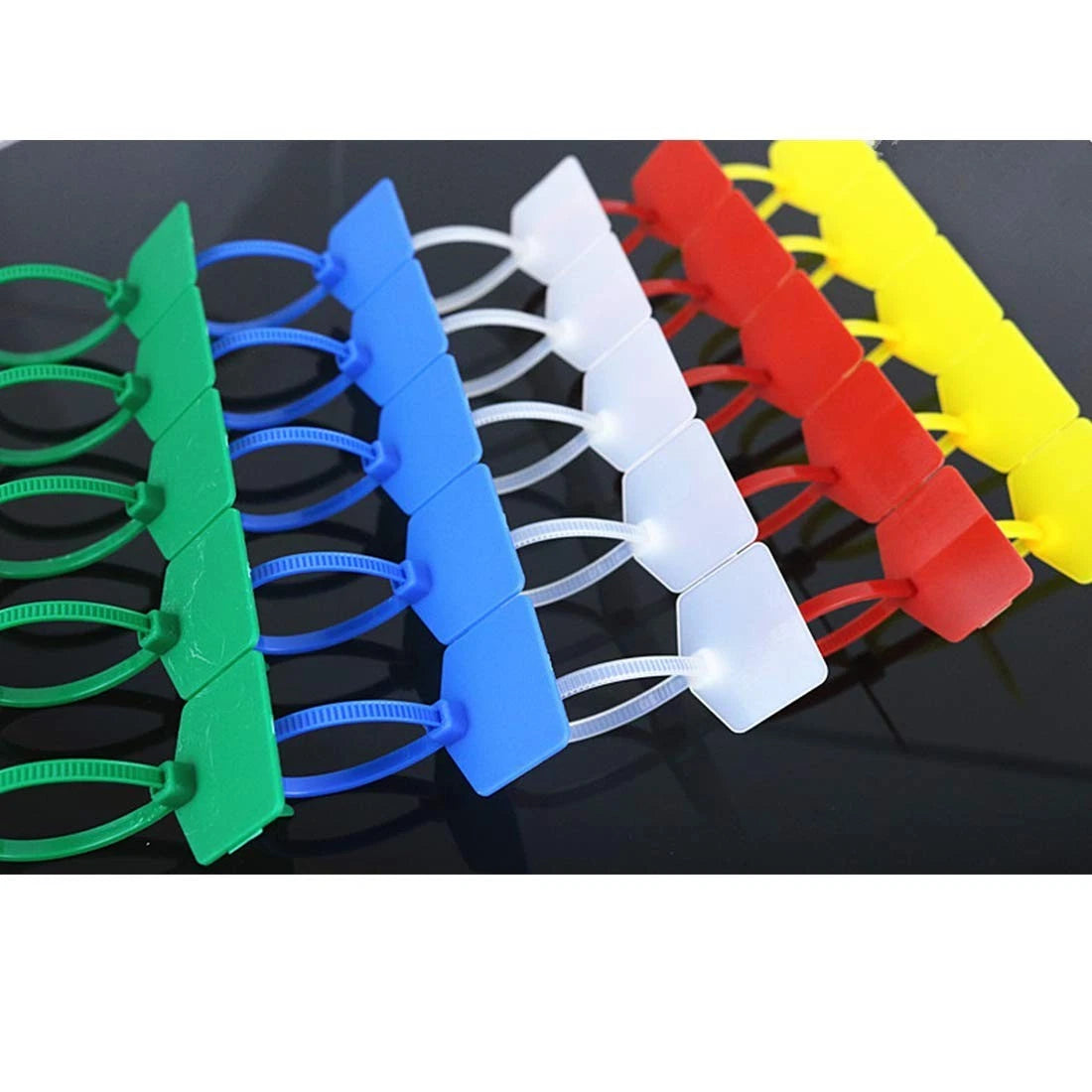 100 Pcs Multicolor Cable Zip Ties for Automotive Use