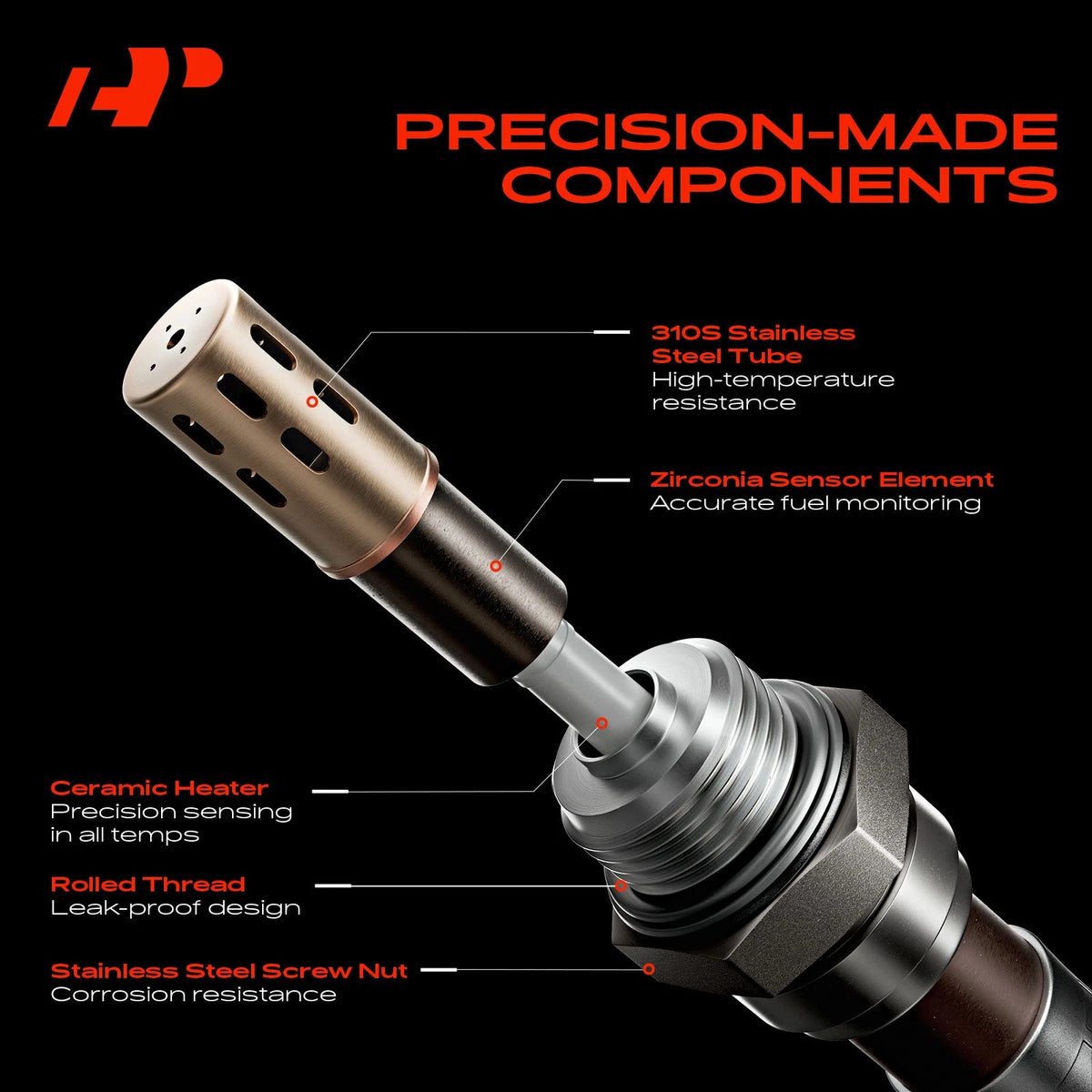 Downstream O2 Oxygen Sensor for Honda CR-V 2005-2006, Civic 2003-2005 (250241123, 250-241123)