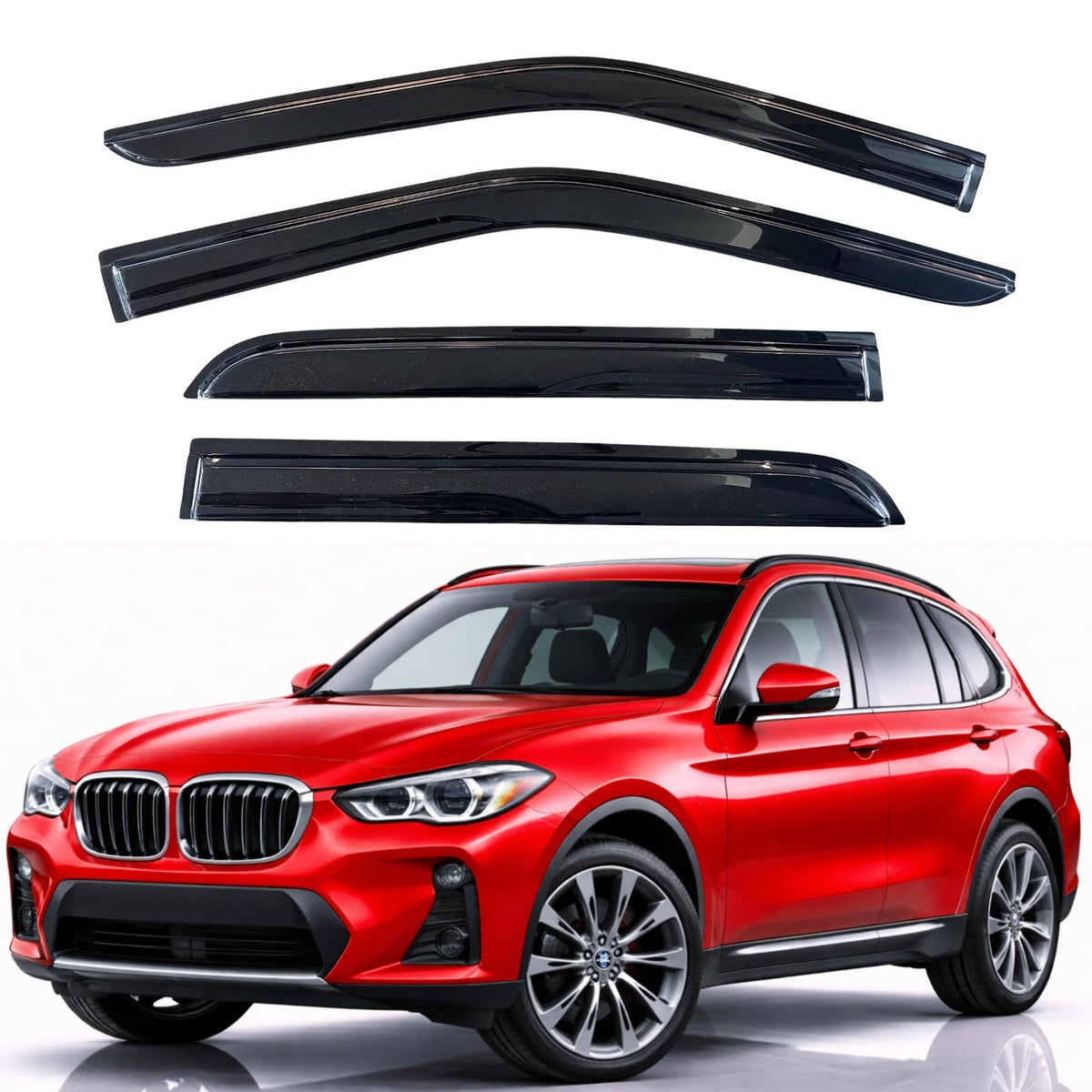 Rain Guards for BMW X3 (2018–2024) OutChannel Window Visors & Deflectors