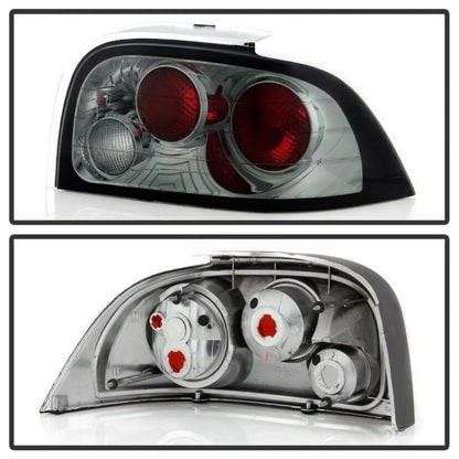 Set of 2 Rear Brake Lamps Tail Lights for Ford Mustang (1994–1998) NTR653CB