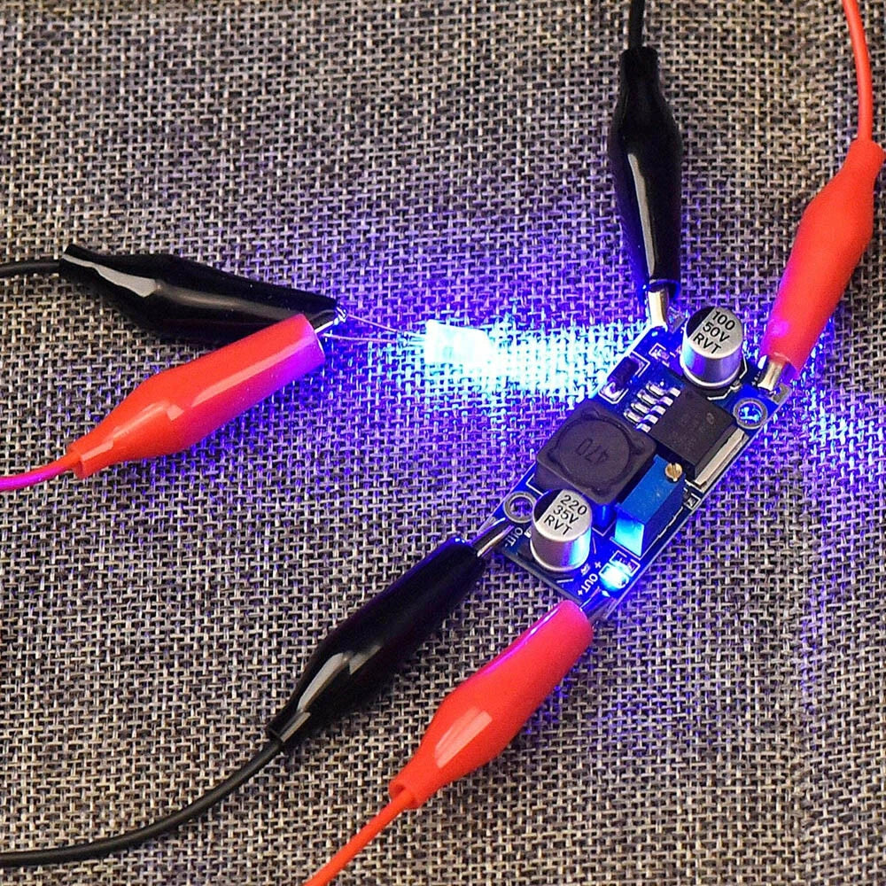 Set of 10 Dual Red & Black Test Leads with Alligator Clips 16GA Wire