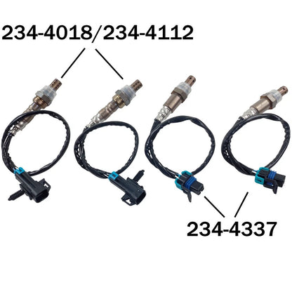 4X Oxygen O2 Sensor for Chevy GMC Sierra 1500 (2006–2007) 234-4018, 234-4087, 234-4112, 234-4285, 234-4337