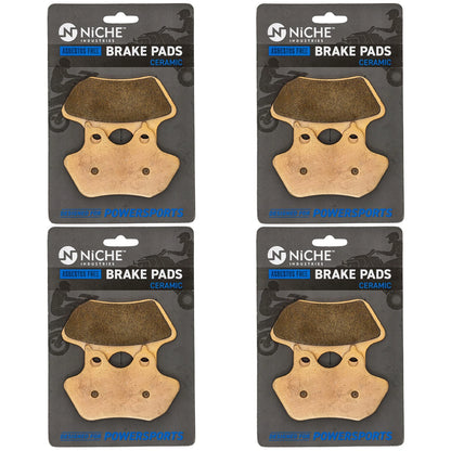 Set of 4 Brake Pads for Harley-Davidson Street Glide (519-KPA2720D, 44082-00E)