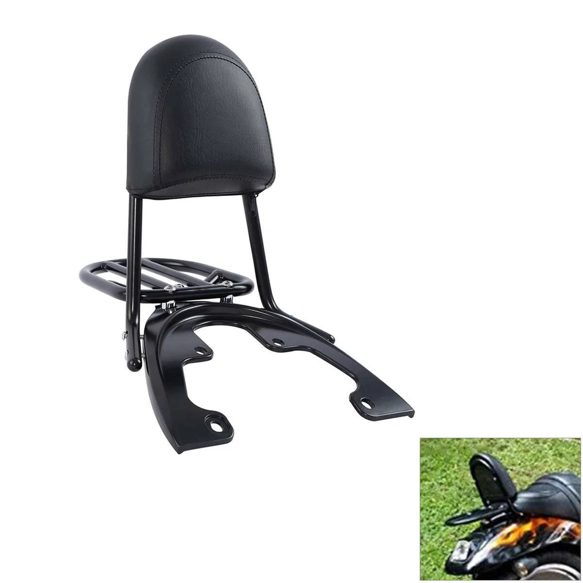 Backrest Baseplate Sissy Bar for Harley V-Rod (2007-2011)