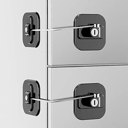 Refrigerator Lock with Key for Fridge and Freezer (2010–2023)