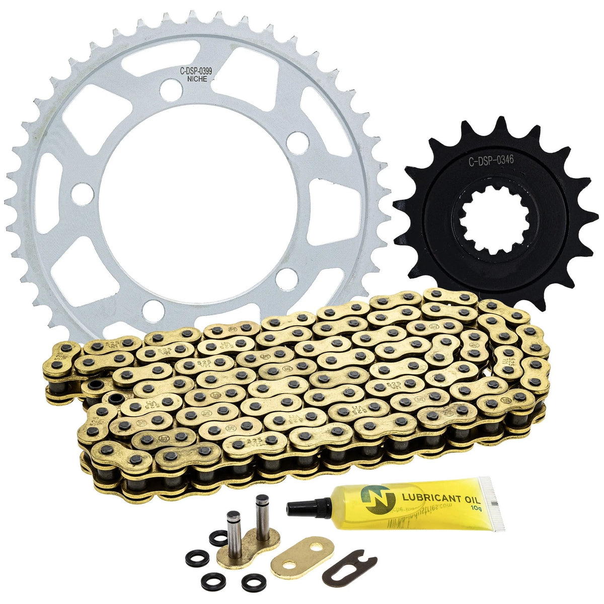 Sprocket Chain Set 17/45 Tooth for BMW S1000R (MK1014387, 60010165118)