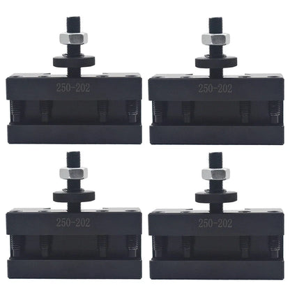 4Pcs BXA #2 Quick Change Tool Post Holder for Various Lathes (250-202)