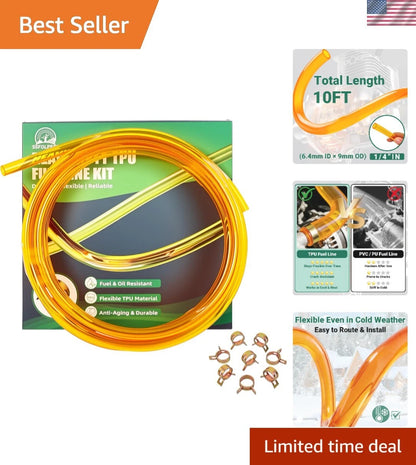 10FT Flexible Fuel Line Hose for Chainsaws (Compatible with )