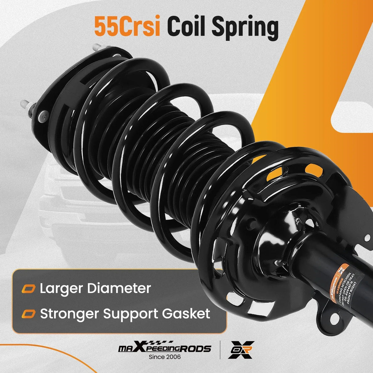 Complete Front Shocks Coil Spring Set for Honda Pilot (2009-2015)