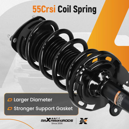 Complete Front Shocks Coil Spring Set for Honda Pilot (2009-2015)