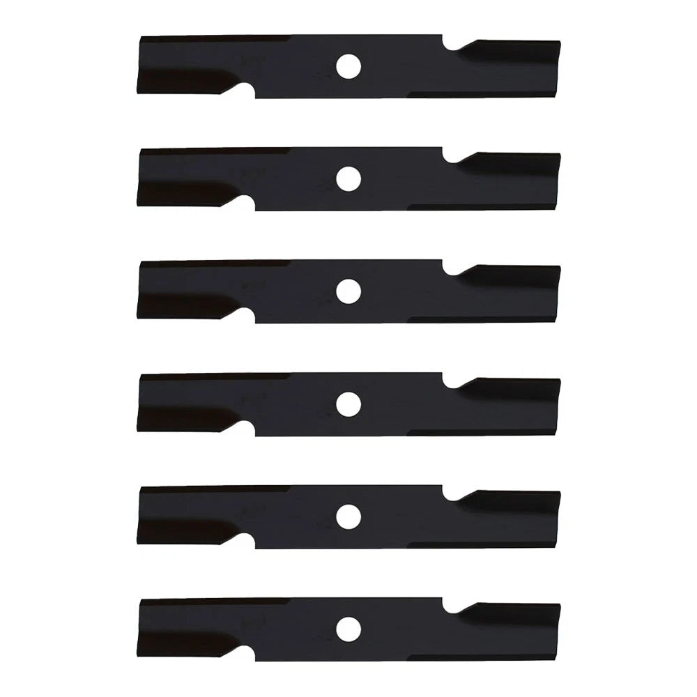 6 High Lift Mower Blades for Exmark Zero Turn Mower (48" Deck)
