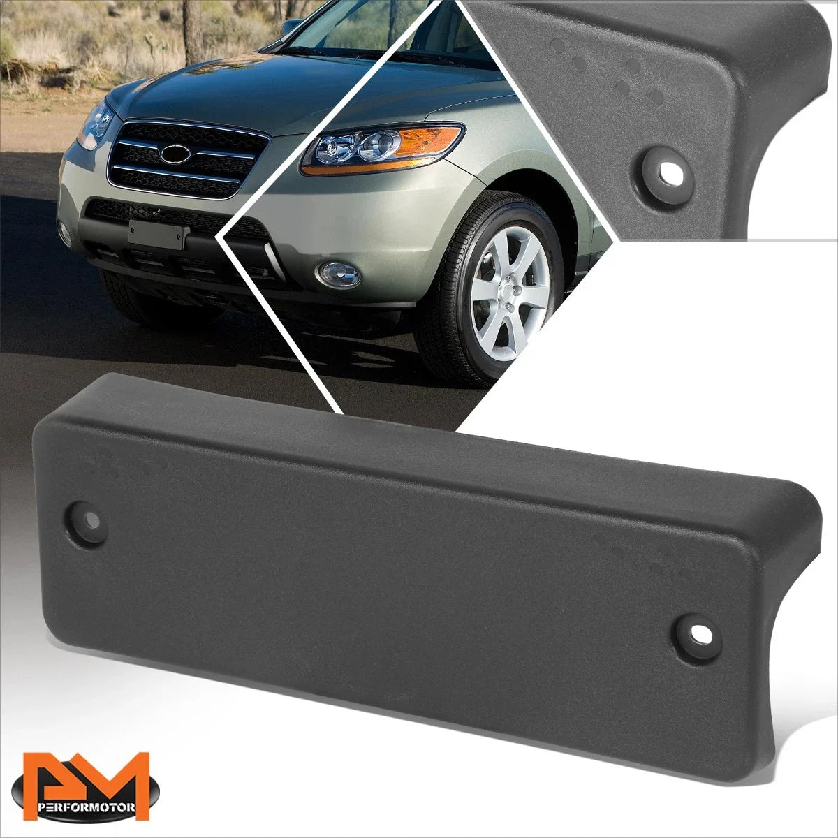 License Plate Bracket for 2007-2009 Hyundai Santa Fe Front Bumper