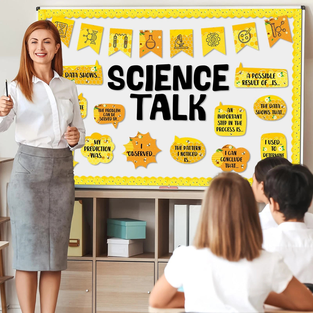 Bee Science Bulletin Board Set for Classroom Decorations