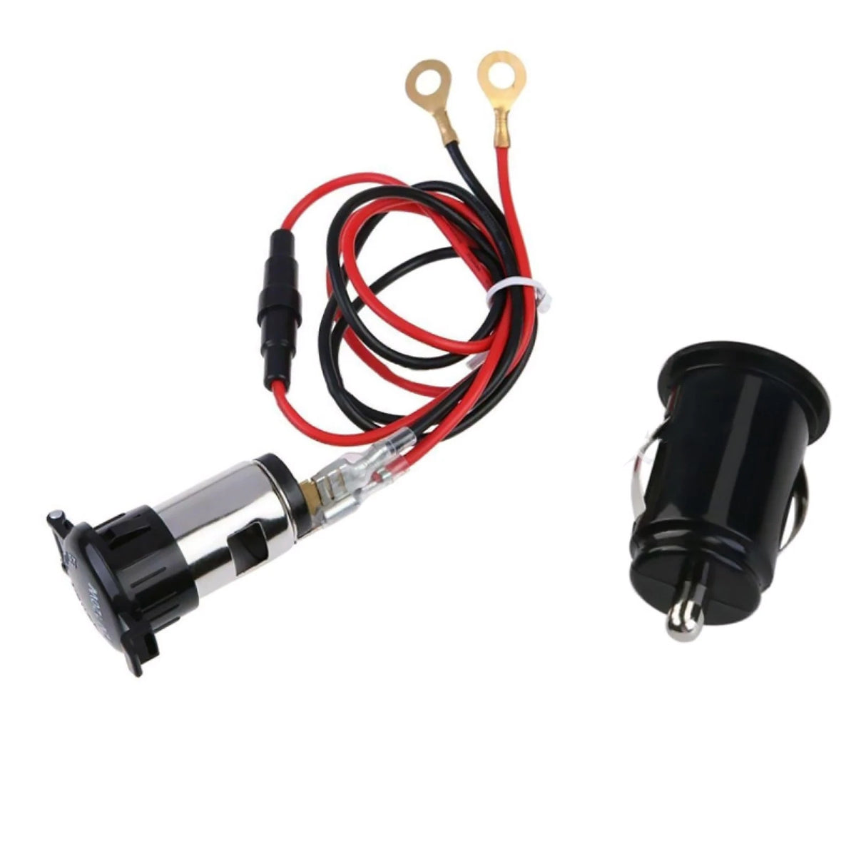 12V Power Lighter Socket Outlet Plug for Car Motorcycle ATV Boat