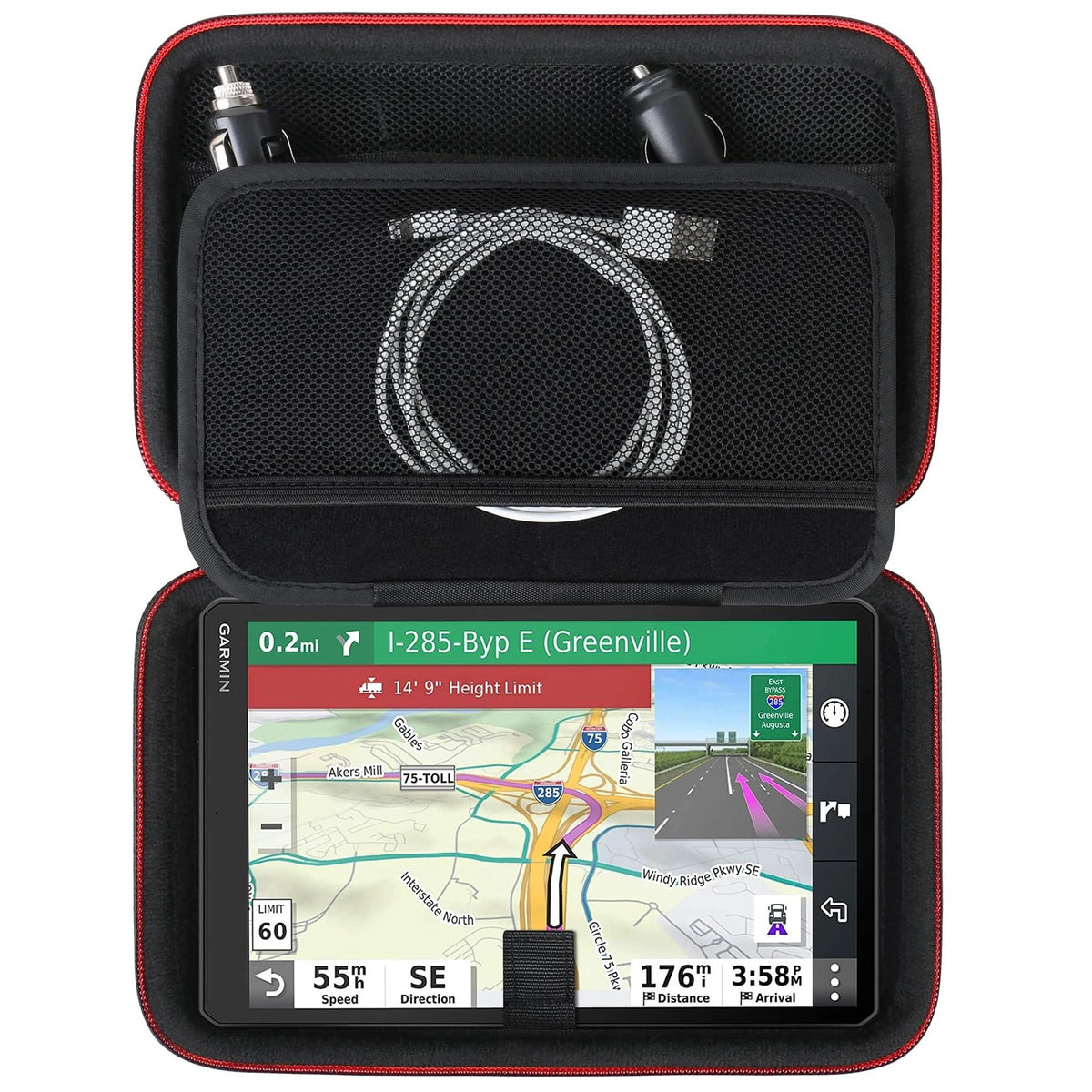 Hard GPS Case for Garmin dēzl OTR1010/OTR1000/RV 1095