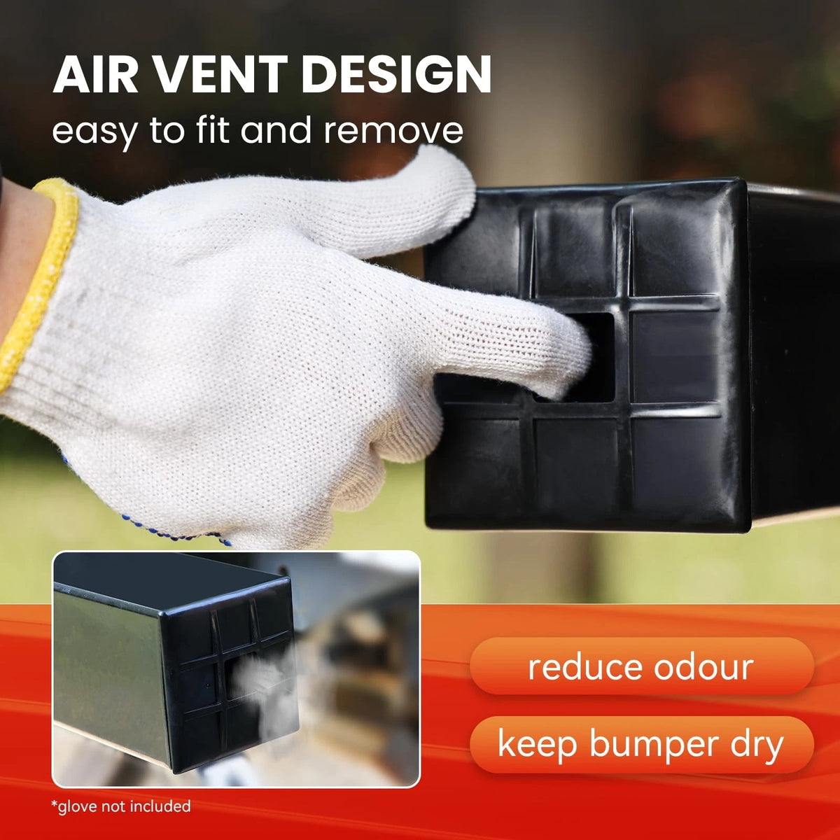 2X RV Bumper End Cap 4 Inch for Camper Storage Hose Plug