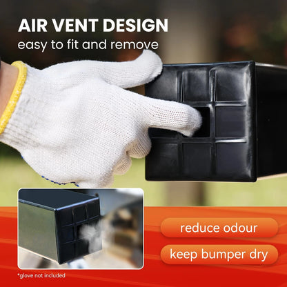 2X RV Bumper End Cap 4 Inch for Camper Storage Hose Plug