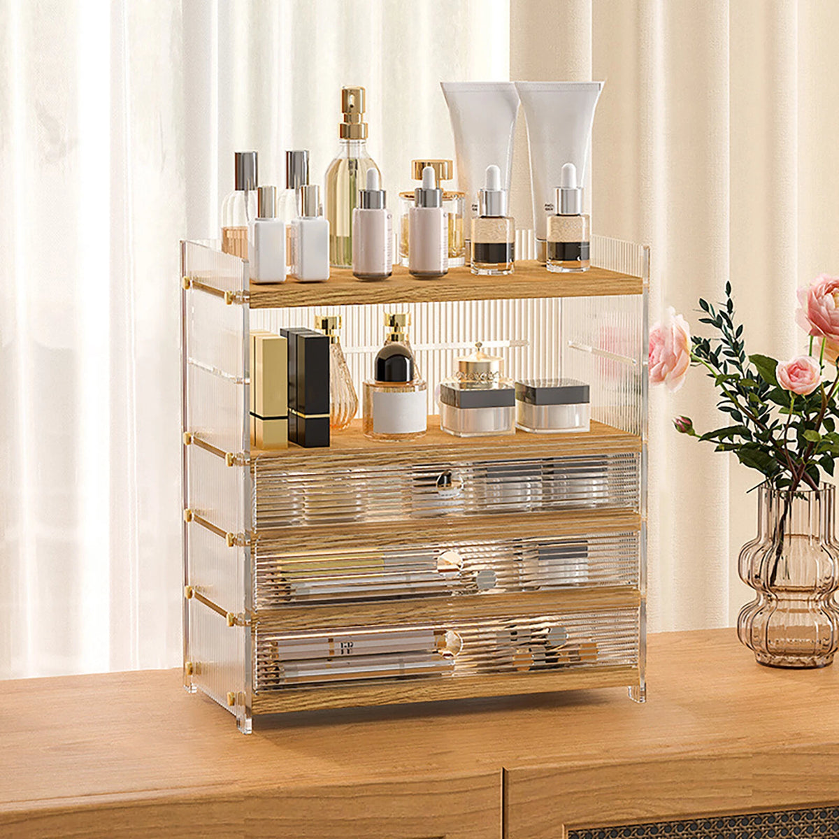 5-Tier 3 Drawer Desk Organizer for Home (No specific years or models)
