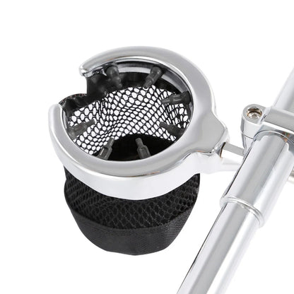 Universal 1" Handlebar Cup Holder for Harley Touring Models