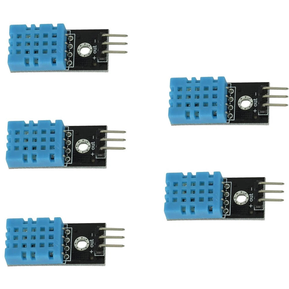 5X DHT11 Temperature and Humidity Sensor Module for Arduino