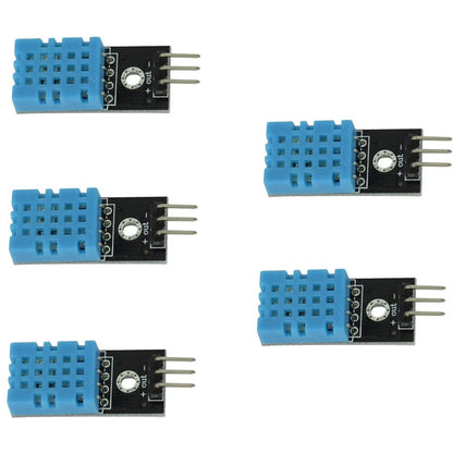 5X DHT11 Temperature and Humidity Sensor Module for Arduino