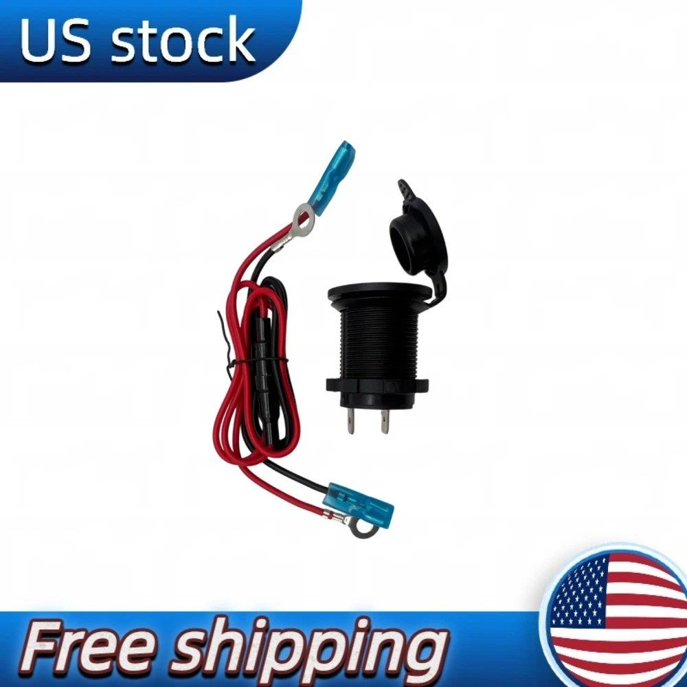 12V Cigarette Lighter Socket for Car Motorcycle ATV