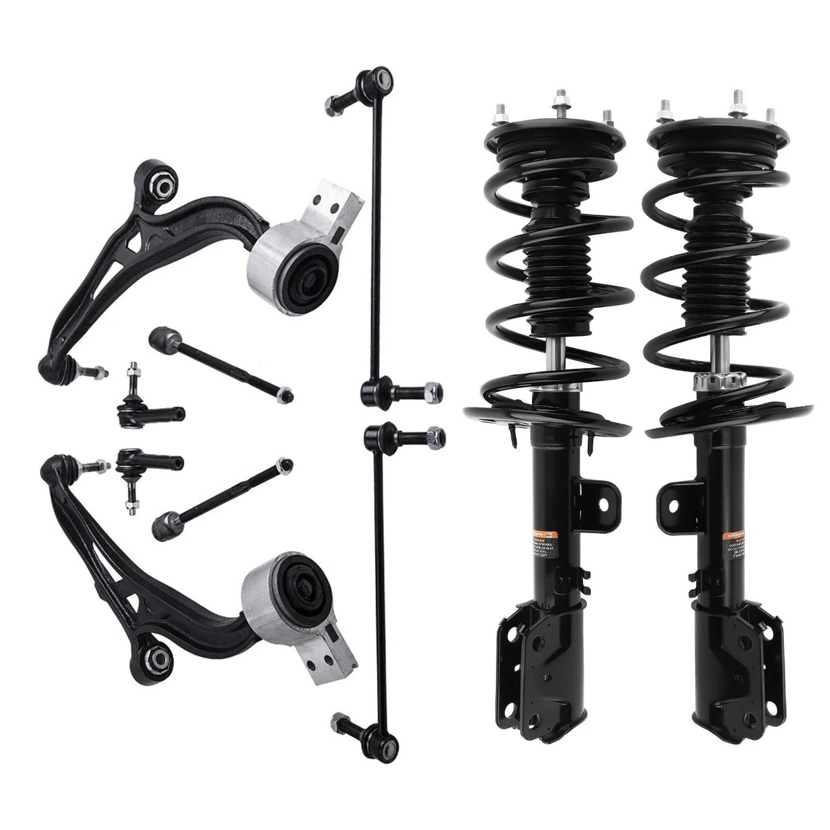 Front Strut & Control Arms for 2013-2019 Ford Explorer 3.5L V6 AWD