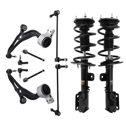 Front Strut & Control Arms for 2013-2019 Ford Explorer 3.5L V6 AWD