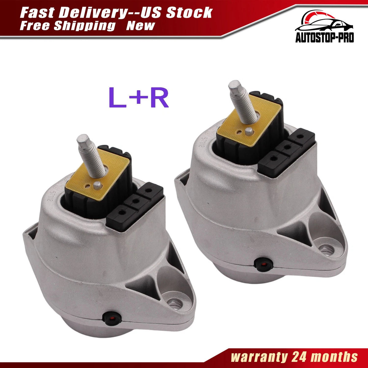 Engine Support Mount Pair for Cadillac ATS (2013–2019) 23274000, 23255009