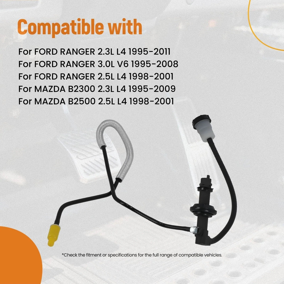 Master and Slave Cylinder Assembly for Ford Ranger (1995–2011)