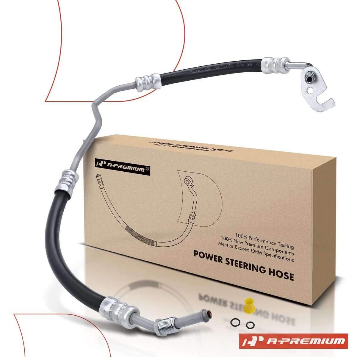 Power Steering Pressure Line Hose Assembly for GMC Canyon Chevrolet (2004–2012) - 20934198, 3403257
