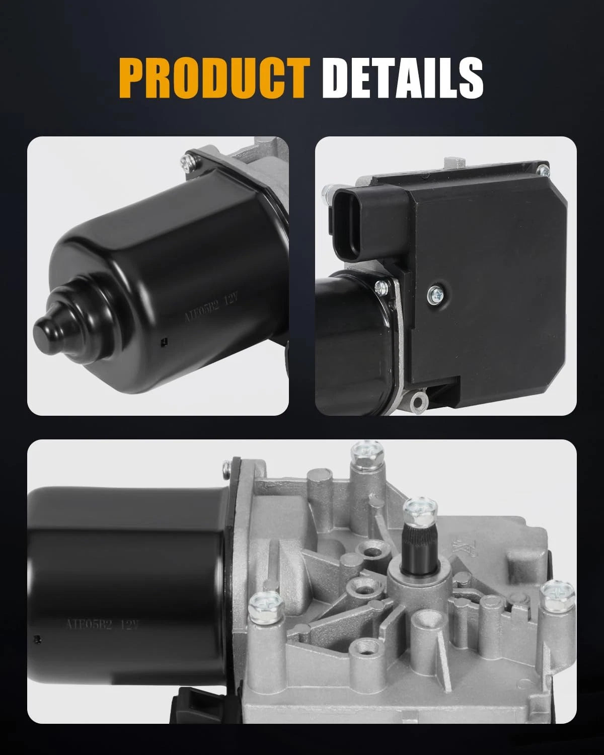 Front Windshield Wiper Motor for Buick Century (1997–2005)