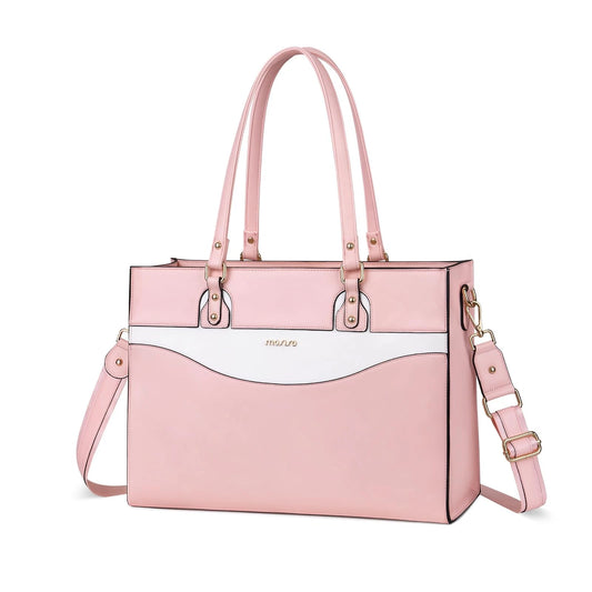 15.6 Inch Laptop Tote Bag for Women (Work Teacher) - Pink