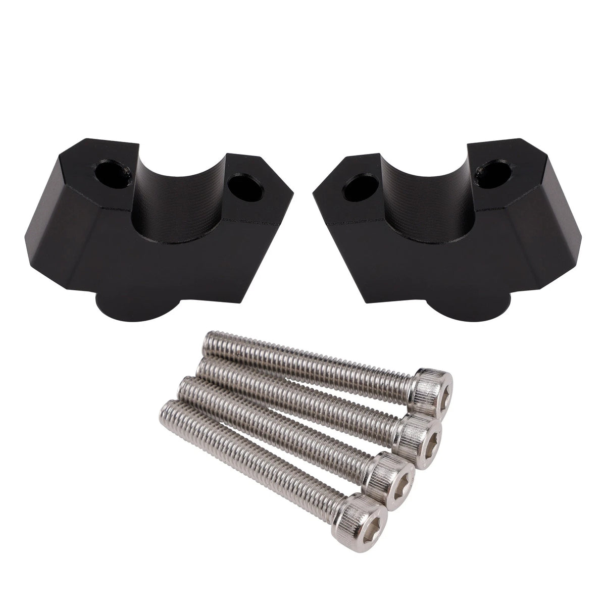 Handlebar Riser 20mm Up Black for Kawasaki Z1000 ZRT00A Z750/R/S (2003–2013) M537-A084-BLK